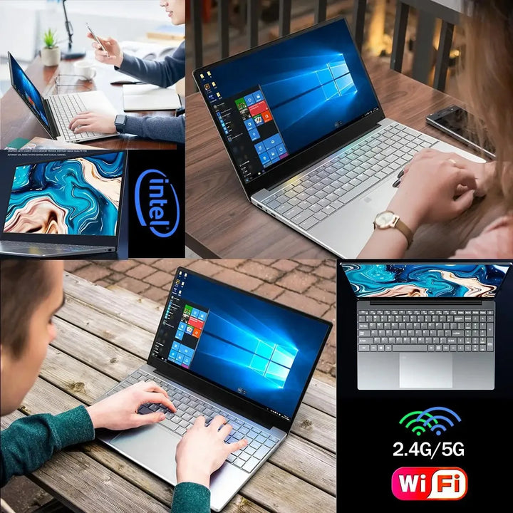 2024 New Laptop Computer Windows 11 Intel Celeron J4025 Notebook PC Gamer 12GB RAM 512GB 1TB SSD 1920*1080 Office Computer - SellerPool