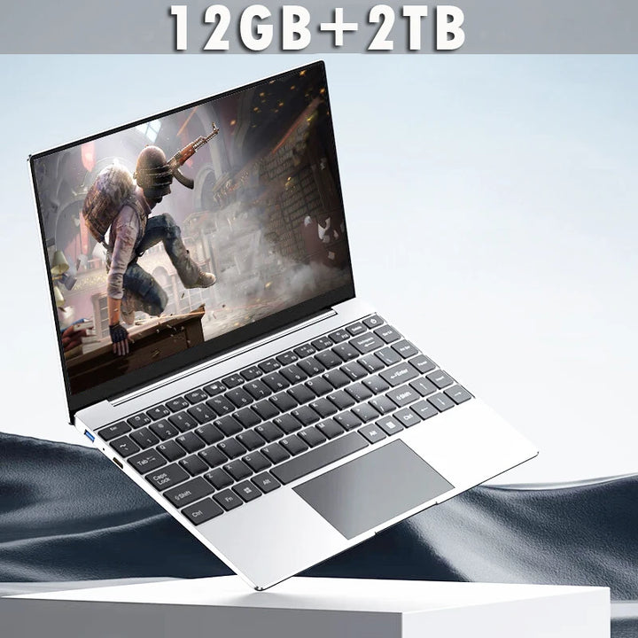 2024 Laptop Computer Windows 11 Notebook 14.1 Inch Intel Celeron J4025 12GB 512GB 1920*1080 Resolution Office Study PC computer - SellerPool