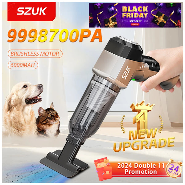 SZUK Powerful wireless Vacuum Cleaner Handheld Vacuum Cleaner Mini Portable Vacuum CleanerCordless Vacuum Cleaner Home appliance