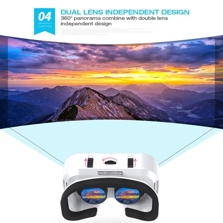 VR SHINECON BOX 5 Mini VR Glasses 3D Glasses Virtual Reality Glasses VR Headset For Google Cardboard Smartp - SellerPool