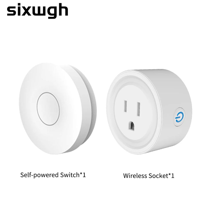 Sixwgh Wireless Waterproof Switch Set: Remote Control Us Plug Adapter for Electrical Safety - SellerPool