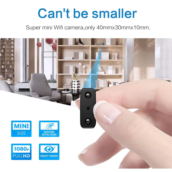 HD 1080P Mini Camera Home Security Wifi USB Micro Camcorder Motion Detection Night Vision DV DVR Video Secret Cam V380 APP Suppo - SellerPool