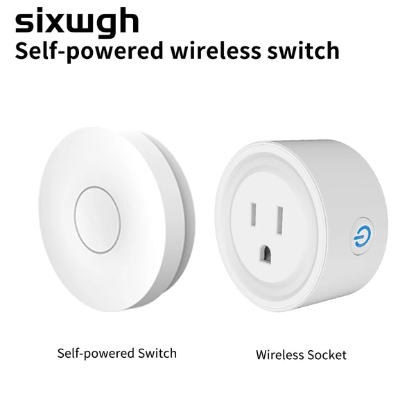 Sixwgh Wireless Waterproof Switch Set: Remote Control Us Plug Adapter for Electrical Safety - SellerPool