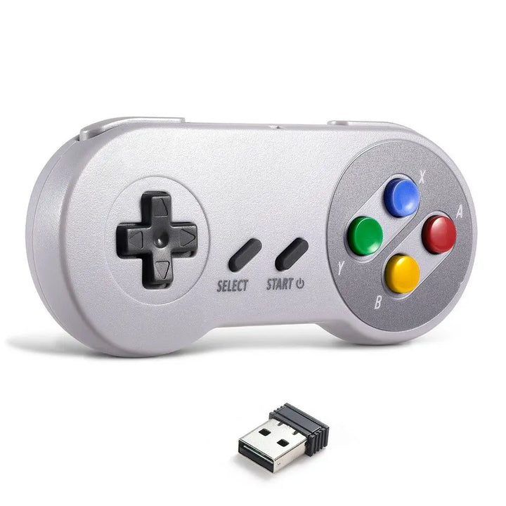 Wireless Gamepad 2.4GHz remote controller USB joystick Console for SNES/NES Games for Windows 10/8/7 PC Raspberry Pi3 for Switch - SellerPool