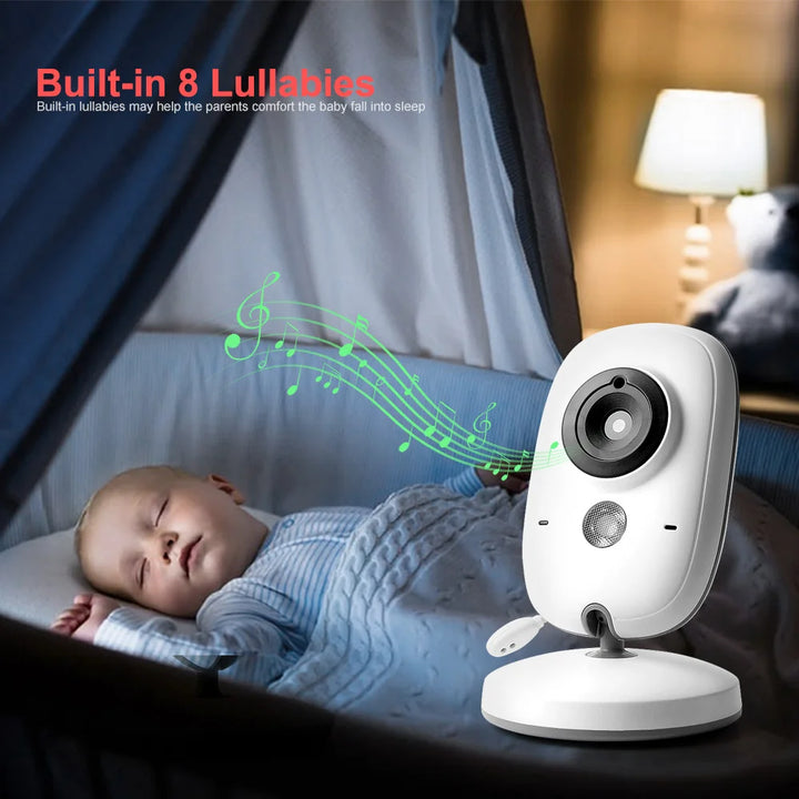 VB603 Video Baby Monitor 2.4G Wireless With 3.2 Inches LCD 2 Way Audio Talk Night Vision Surveillance Security Camera Babysitter - SellerPool