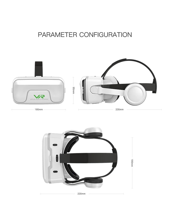 VR Shinecon 10.0 Helmet 3D Glasses Virtual Reality Casque For Smartphone Smart Phone Goggles Headset Viar Video Game Binoculars - SellerPool