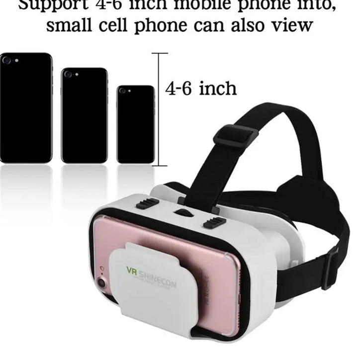 VR SHINECON BOX 5 Mini VR Glasses 3D Glasses Virtual Reality Glasses VR Headset For Google Cardboard Smartp - SellerPool