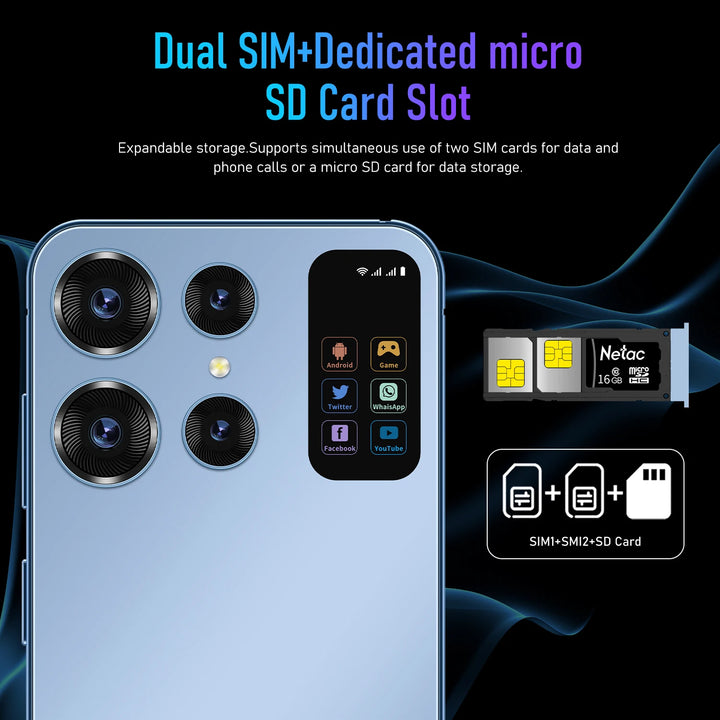 Original S26 Ultra Global Version Unlocked Smartphone Snapdragon8 Gen2 16G+1TB 7000mAh 48+72MP 4/5G Network Android Mobile Phone - SellerPool