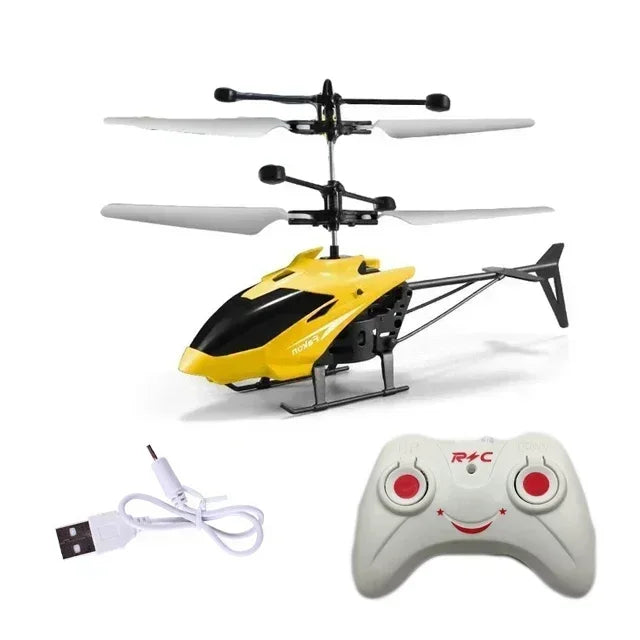 Rechargeable Mini RC Drone with Remote Control Safe Fall-resistant RC Helicopters Drone Children Toys - SellerPool