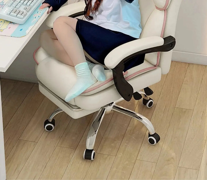 Computer Chair Work Advanced Office Desk Relaxation Armchair Pc Room Comfy Recliner Furniture chaise gaming Swivel Design Gamer - SellerPool