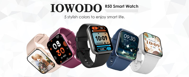 IOWODO Smart Watch 1.85” Full Touch HD Smartwatch Bluetooth Calling 100+ Sport Fitness Tracking Watch with Voice Assistant - SellerPool