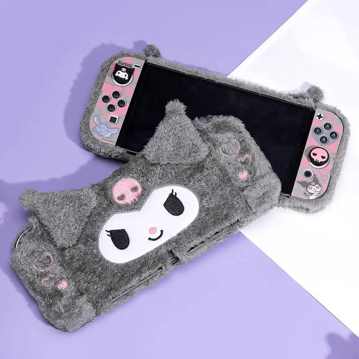 Case For Nintendo Switch OLED Accessories Plush Kawaii Protect Case Covers Rocker Caps For Switch OLED Accessories Console Games - SellerPool