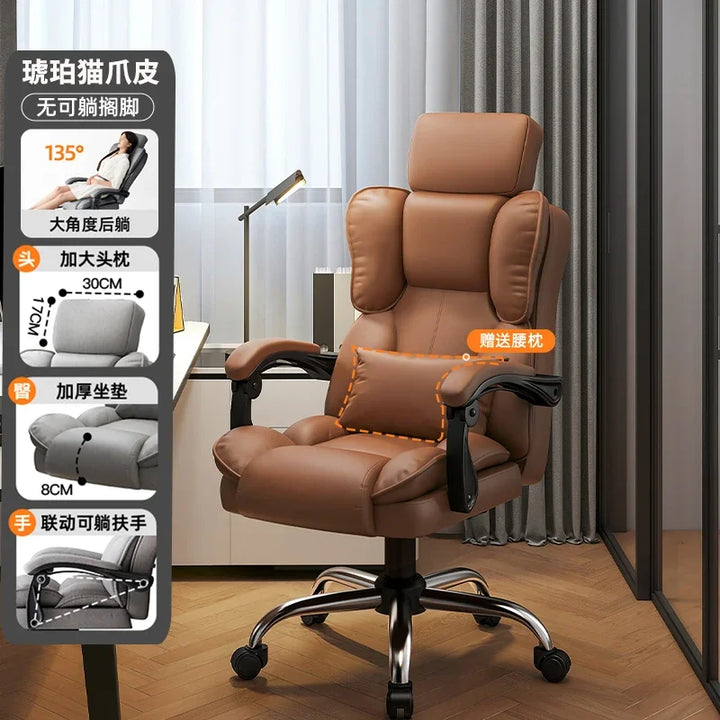 Comfy Chair Makeup Youth Desk Gaming Office Leg Rest Comfortable Game Executive Computer Footrest Chairs Player Living Room Pink - SellerPool