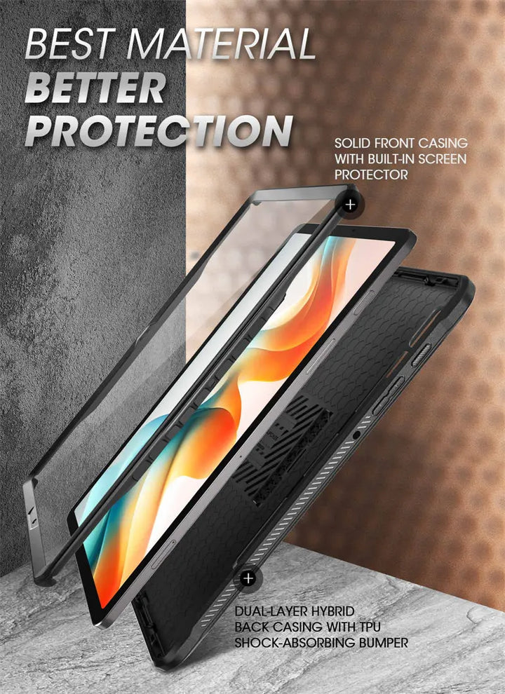 SUPCASE For Samsung Galaxy S10 Plus / Tab S9 Plus Case 12.4" UB Pro with Built-in Screen Protector Rugged Protective Case - SellerPool