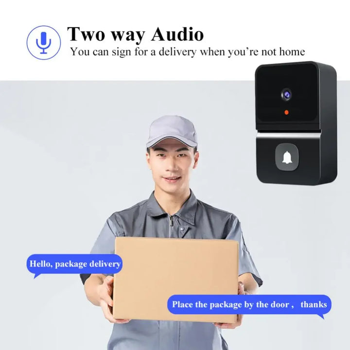 Wireless Doorbell WiFi Outdoor HD Camera Security Door Bell Night Vision Video Intercom Voice Change For Home Monitor Door Phone - SellerPool