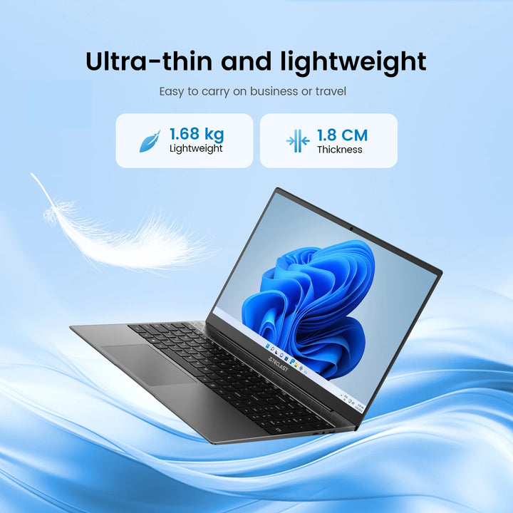 Teclast F16 Plus laptop, 15.6 inch, Windows 11 Pro, 8GB RAM 256GB SSD, for Celeron N4120 4 Core CPU, USB, mini-HDMI, full size keyboard - SellerPool