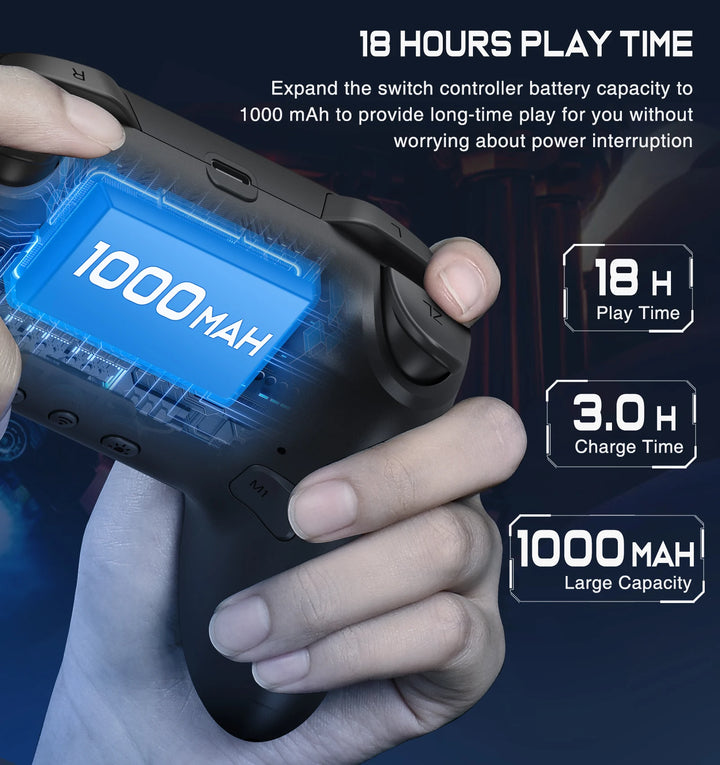 BEBONCOOL Wireless Bluetooth Controller For Nintendo Switch OLED/Lite/Android/ios Wired/Wireless Connection Pro Gamepad For PC - SellerPool