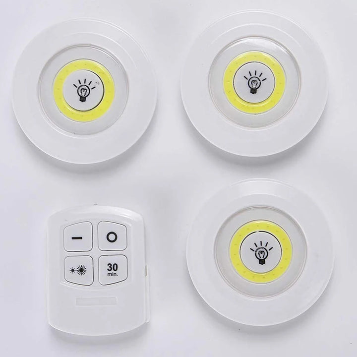 Wireless Dimmable Cabinet Light With Remote & Timer – Ideal for Kitchen - SellerPool