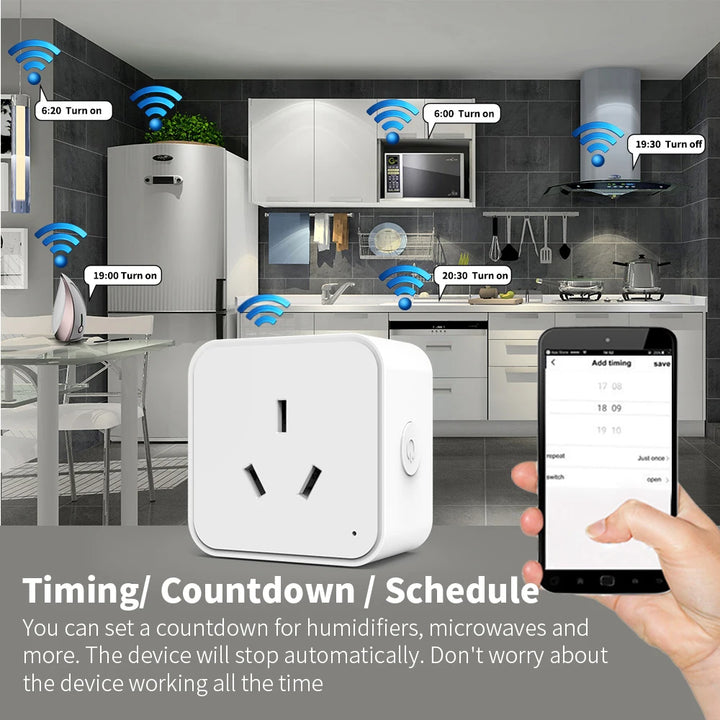 Tuya Zigbee Smart Socket Au Plug Smartlife App Wireless Remote Control - SellerPool