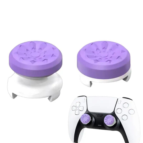 2pcs Video Games Silicone Thumb Grip for Ps5 ps4 For Playstation 5 Joystick Booster Caps Video Game Controller Accessories - SellerPool