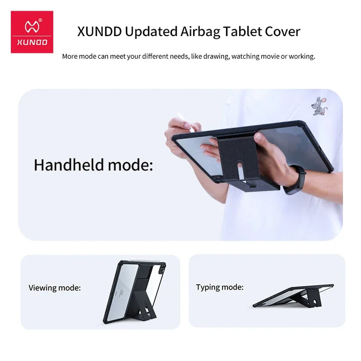 Xundd For iPad Pro 11 Case 2021,Tablet Cover-With Invisible Stand For iPad Air 4 iPad Pro 12.9 8th Generation Mini 4 5 6 Case - SellerPool