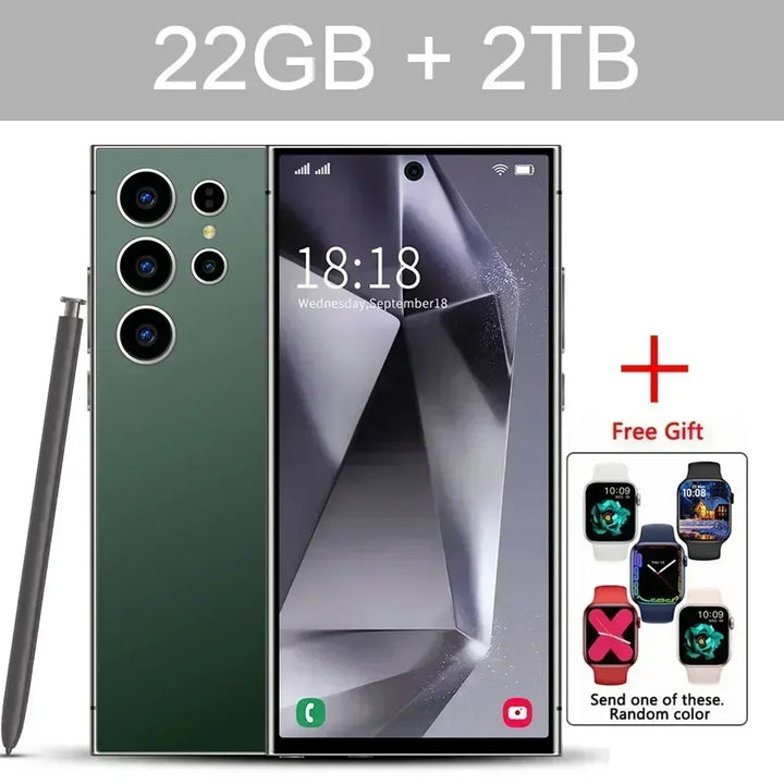 S24 Ultra Smart Mobile Phones Smartphone Cell Phone 22TB+2TB Android 14 5G Dual SIM Snapdragon 8 gen 3 Global Version Cellphones - SellerPool