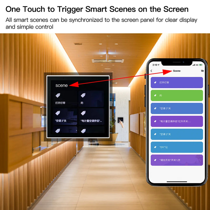 Tuya Smart Life 4-inch Touch Screen Control Panel With Zigbee Hub for Smart Devices - SellerPool