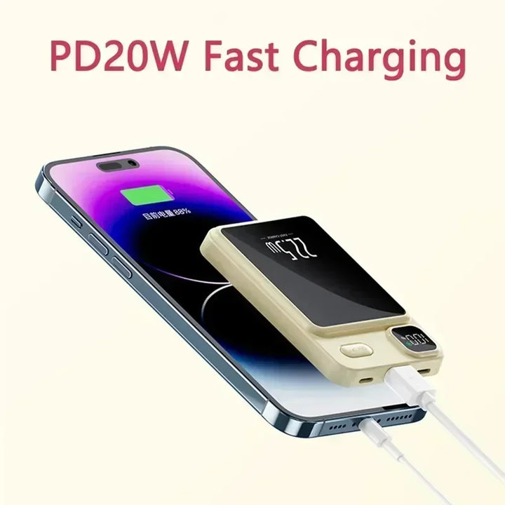 30000mAh Macsafe Power Bank For Magnetic Super Fast Charging Qi Wireless Charger Powerbank for iPhone 15 Samsung Huawei Xiaomi - SellerPool