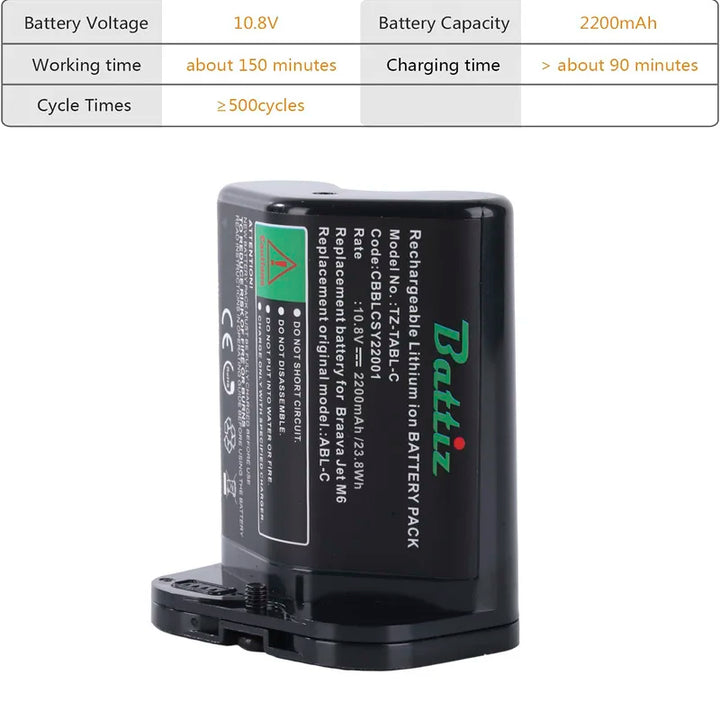 Battiz ABL-C Replacement Battery Pack for iRobot Braava jet M6 Vacuum Cleaner - SellerPool