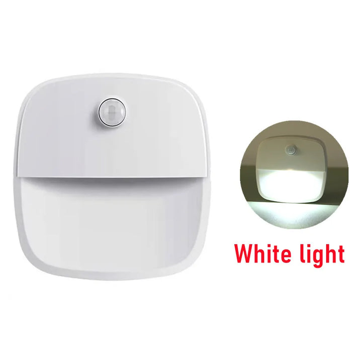 2Pcs Motion Sensor Light Wireless LED Night Lights AAA Battery Powered Bedroom Wall Staircase Closet Aisle Body Induction lights - SellerPool