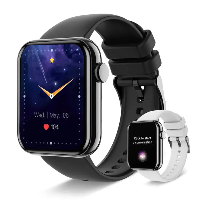 Smart Fitness Watch - Compatible with Android & iPhone, Wireless Calling, Text Reminders, Built-in Activity Tracker for Multiple - SellerPool