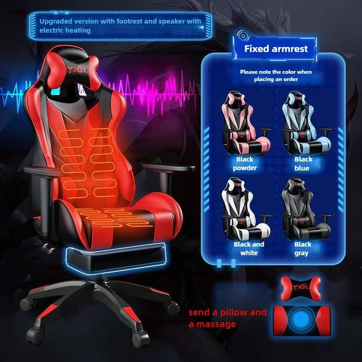 Gaming Backrest Internet Cafe Competitive Computer Home Office Chair Lifting Game Internet Seat Swivel Chair Office Furniture - SellerPool