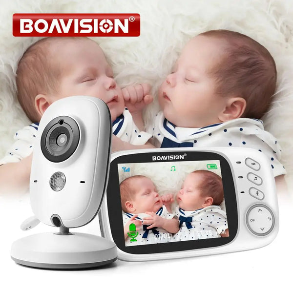 VB603 Video Baby Monitor 2.4G Wireless With 3.2 Inches LCD 2 Way Audio Talk Night Vision Surveillance Security Camera Babysitter - SellerPool