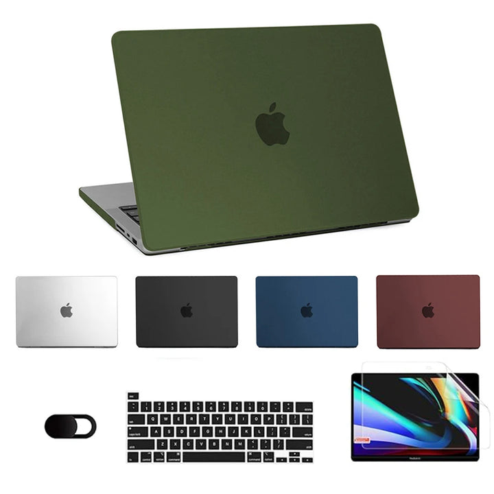 2024 New Ultra Thin Hard Shell Laptop Case For Macbook Air 13 Case For Macbook Pro 14 M3 M2 M1 Chip Air 13 13.6 15 A2941 Cover - SellerPool