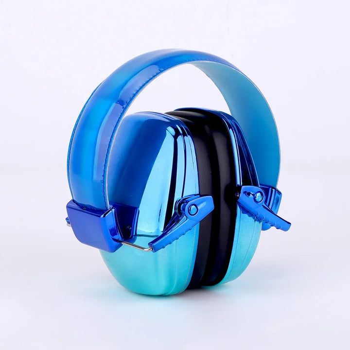 Fashionable Electroplated Earmuffs Kids Hearing protector Anti-noise Headphones For Autistic child Ear protection Christmas Gift - SellerPool