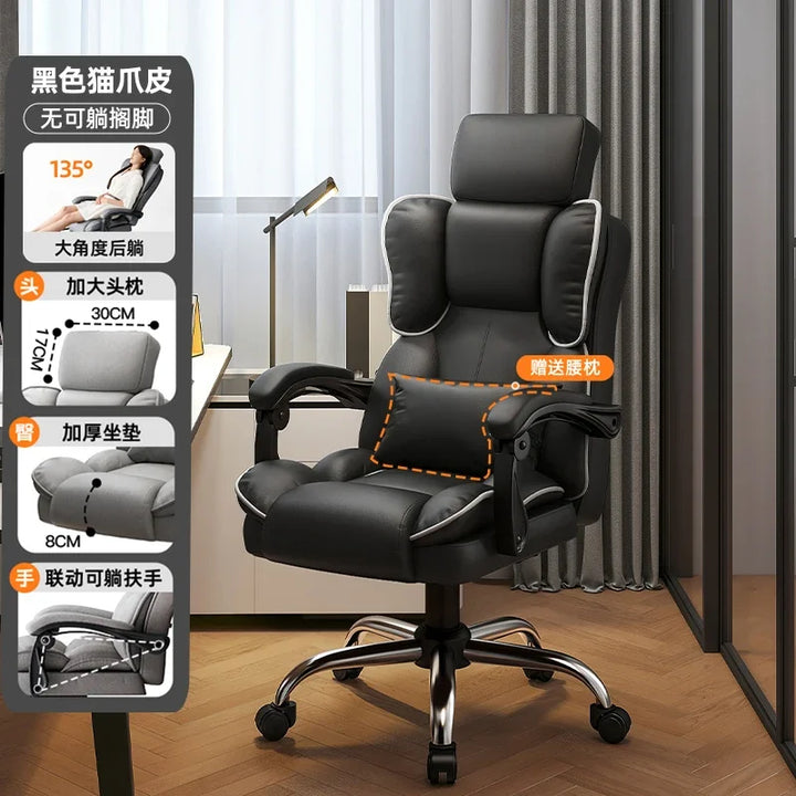 Comfy Chair Makeup Youth Desk Gaming Office Leg Rest Comfortable Game Executive Computer Footrest Chairs Player Living Room Pink - SellerPool