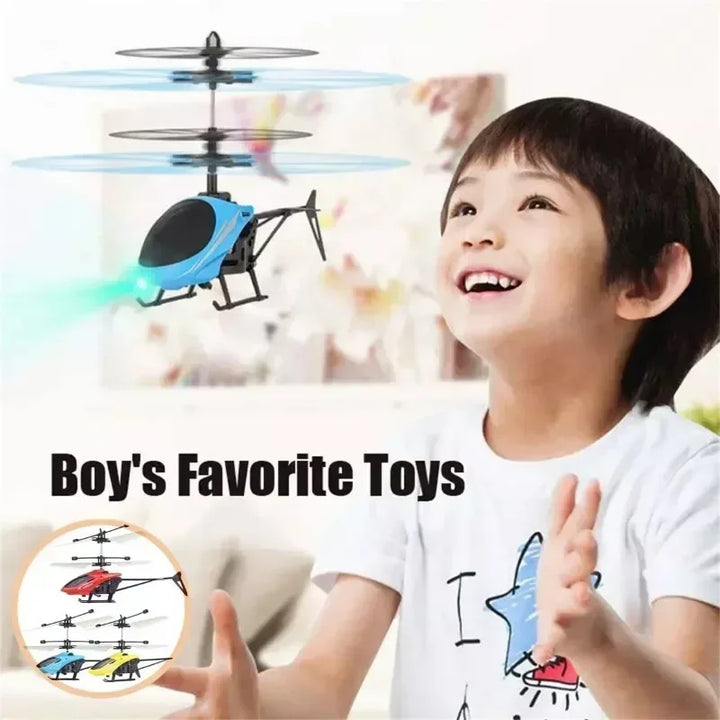 Rechargeable Mini RC Drone with Remote Control Safe Fall-resistant RC Helicopters Drone Children Toys - SellerPool