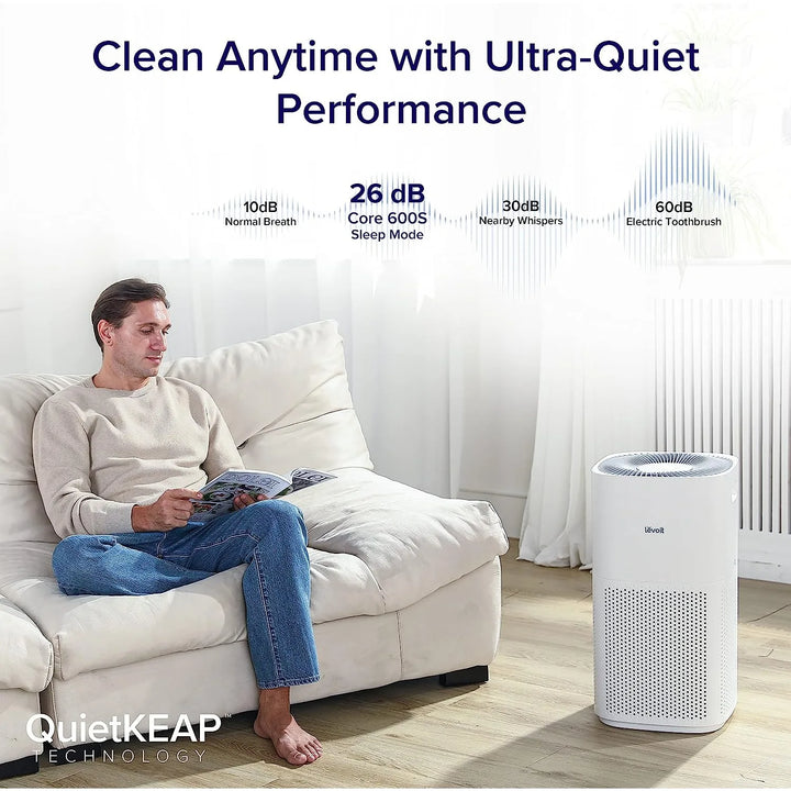 Levoit Smart WiFi Air Purifier for rooms up to 3175 Sq. Ft, with PM2.5 Monitor. - SellerPool