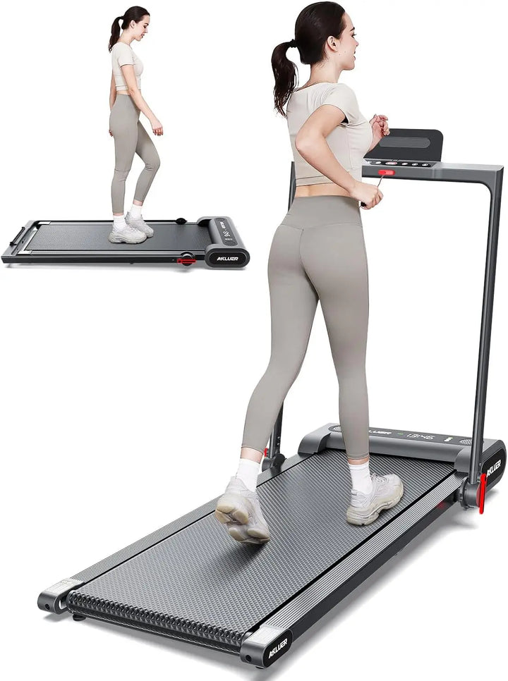 Walking Pad 4 in 1 Treadmill for Home, 2.5HP Under Desk Treadmill with Remote Control, Desk Treadmill up to 3.8 MPH Speed - SellerPool