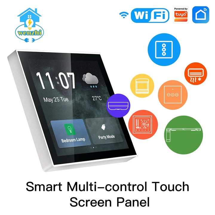 Tuya Smart Life 4-inch Touch Screen Control Panel With Zigbee Hub for Smart Devices - SellerPool