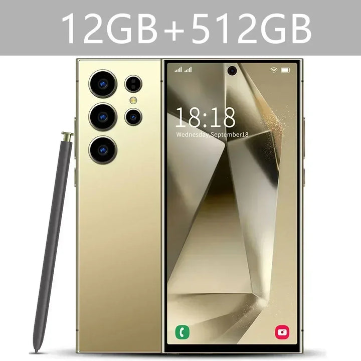 S24 Ultra Smart Mobile Phones Smartphone Android 14 Cell Phone 22TB+2TB 5G Dual SIM Snapdragon 8 gen 3 Global Version Cellphones - SellerPool