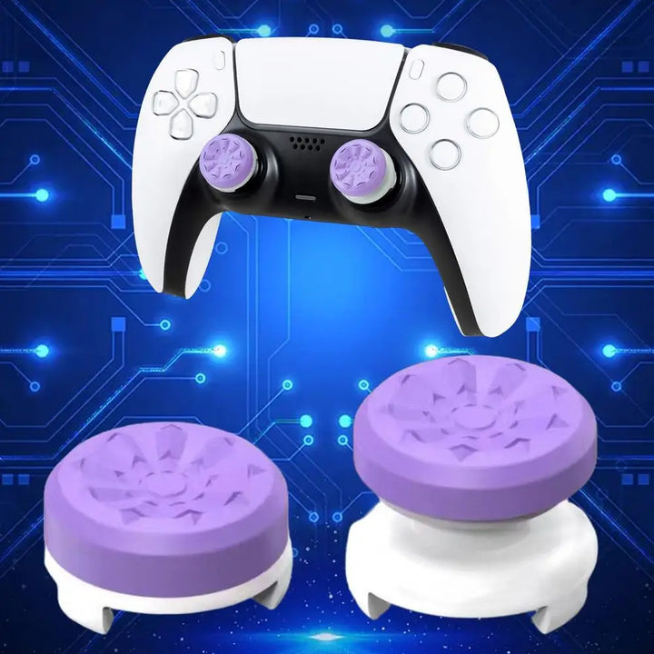 2pcs Video Games Silicone Thumb Grip for Ps5 ps4 For Playstation 5 Joystick Booster Caps Video Game Controller Accessories - SellerPool