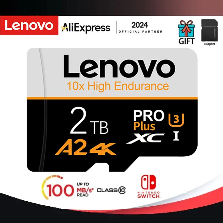 Lenovo 2TB SD Memory Card 1TB 512GB 256GB A2 U3 Micro TF SD Card 128GB 64GB High Speed MLC TF Card For Nintendo Switch Games - SellerPool