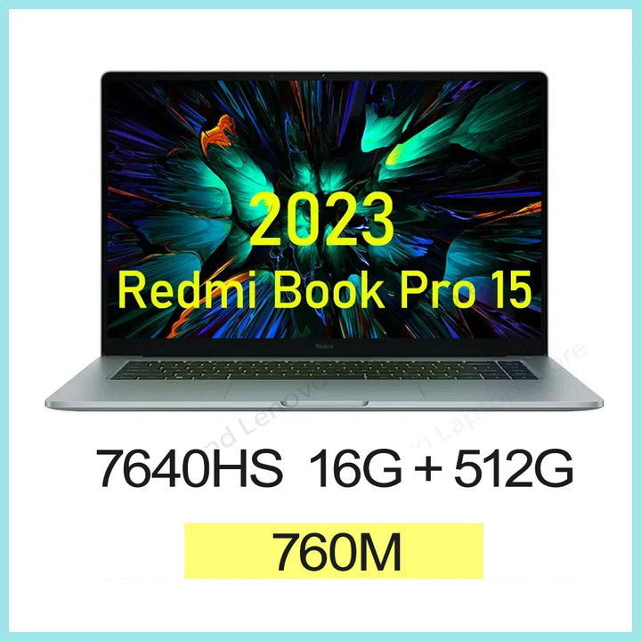 【Russia Stock】 Xiaomi RedmiBook Pro 15 2023 7640/7840HS 760M/780M 16/32+512G/1T 3.2K 120Hz 15.6'' Screen JYU4541CN/ JYU4540CN - SellerPool