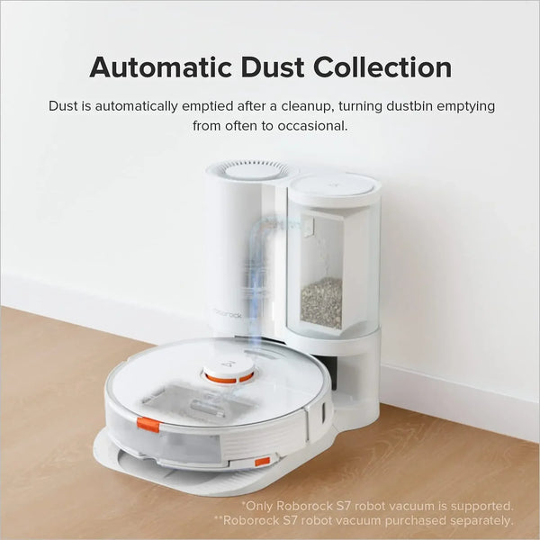 Roborock Automatic White Floor Mop & Vacuum Cleaner for Powerful Home Cleaning - SellerPool