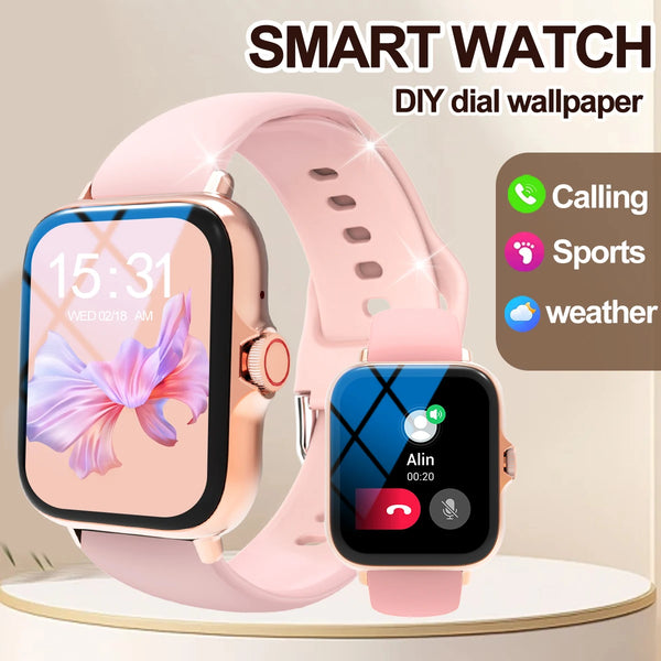 Smart watch with multiple sports modes, can make and receive calls, message reminders, compatible with Android and iPhone - SellerPool