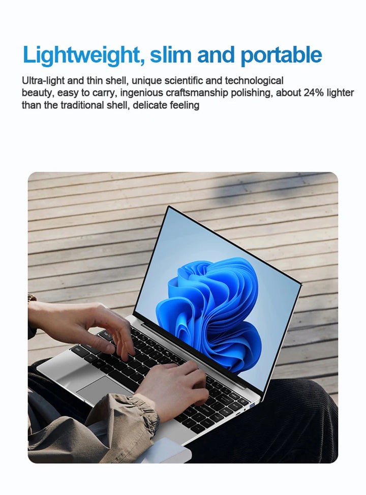 Portable Notebook Windows 11 14.1 inch Laptop Computer PC Gamer 1920*1080P Intel Core i9 8950HK Office Study Gaming Laptops i9 - SellerPool