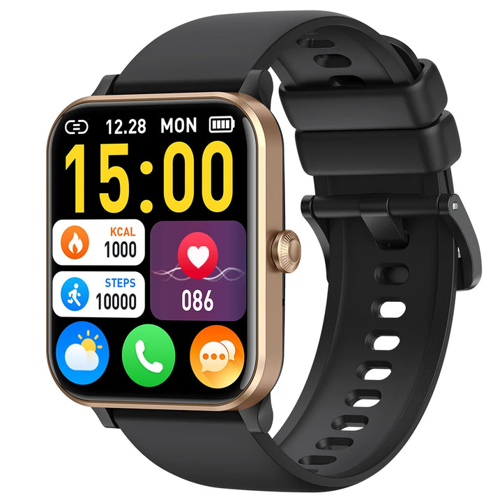 IUTECH J01 Smart Watch 2024 1.85"Bluetooth Calls Waterproof Sport Smartwatch Custom Dial Bracelet Fitness SmartWatch Men Women - SellerPool