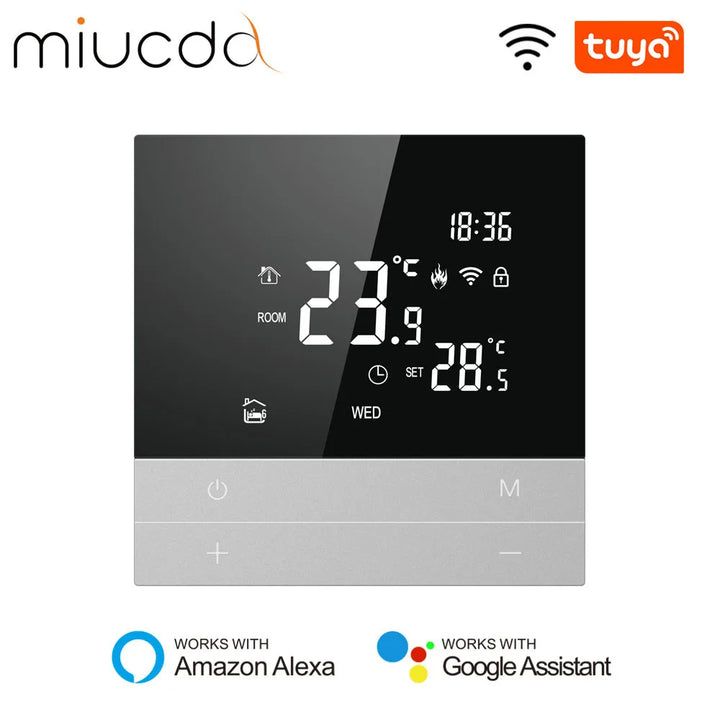 Miucda Tuya Wifi Smart Thermostat – Remote Control, Works With Alexa & Google Home - SellerPool