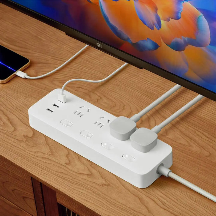 Xiaomi Mijia 4-socket Power Strip With 3 Usb Ports (5v 2a), 2m Cable - SellerPool